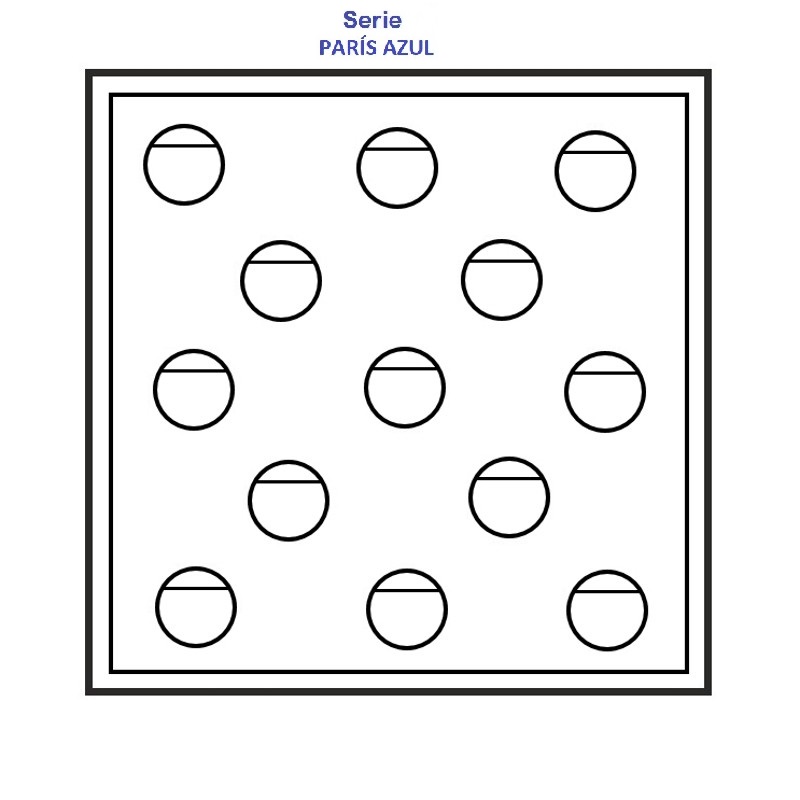 Estuche París arras 25mm 162x162x37 mm.